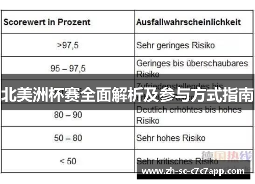 北美洲杯赛全面解析及参与方式指南